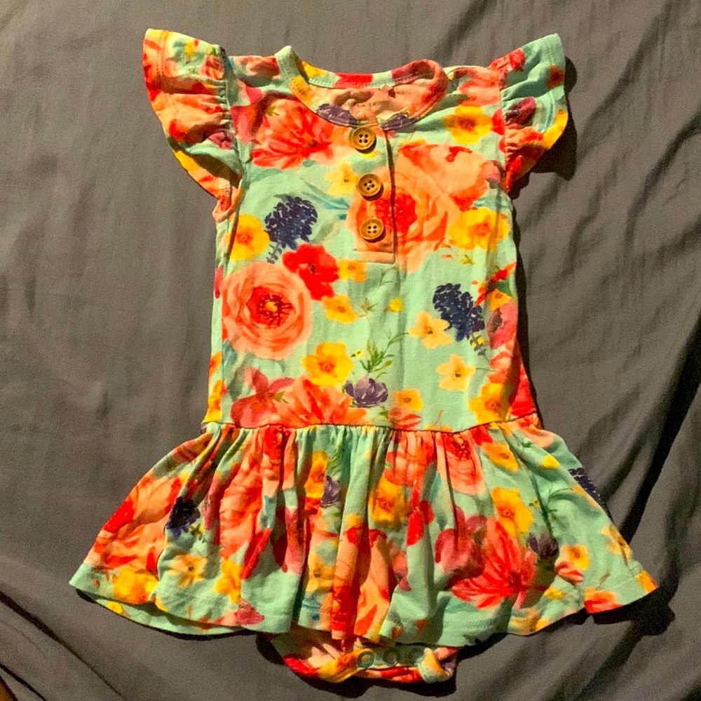 Posh peanut twirl skirt bodysuit